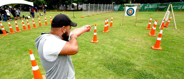 Pocket Shot archery style activity