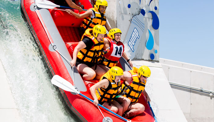 White Water rafting team building